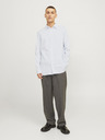 Jack & Jones Weiß-blau gestreiftes Herrenhemd Jack & Jones Bushwick
