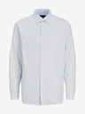 Jack & Jones Weiß-blau gestreiftes Herrenhemd Jack & Jones Bushwick