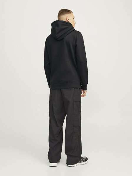 Jack & Jones Schwarzer Herren Jack & Jones Outdoor Hoodie