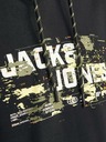 Jack & Jones Schwarzer Herren Jack & Jones Outdoor Hoodie