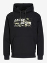 Jack & Jones Schwarzer Herren Jack & Jones Outdoor Hoodie