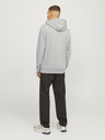 Jack & Jones Hellgrauer Jack & Jones Outdoor-Kapuzenpullover für Herren