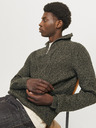 Jack & Jones Khaki Herren Jack & Jones Blunorth Zip Pullover