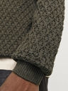 Jack & Jones Khaki Herren Jack & Jones Blunorth Zip Pullover