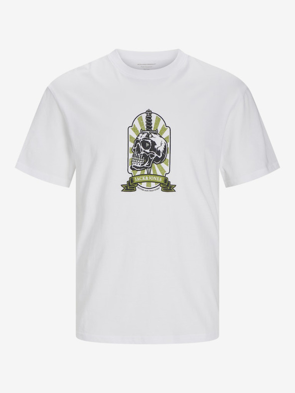 Jack & Jones Weißes Jack & Jones Seven Herren T-Shirt