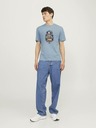 Jack & Jones Blaues Jack & Jones Seven Herren-T-Shirt