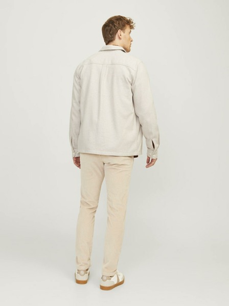 Jack & Jones Jack & Jones Raymond Leichtes Herrenhemd Jacke Beige