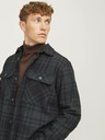 Jack & Jones Schwarze und graue Herren Jack & Jones Raymond Lightweight Shirt Jacke