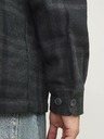 Jack & Jones Schwarze und graue Herren Jack & Jones Raymond Lightweight Shirt Jacke