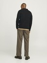 Jack & Jones Schwarzer Jack & Jones Milano Pullover mit Reißverschluss für Herren