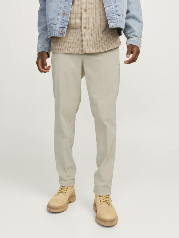 Jack & Jones Beige Herren-Cordhosen Jack & Jones Tace