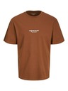 Jack & Jones Braunes Jack & Jones Herren Vesterbro T-Shirt