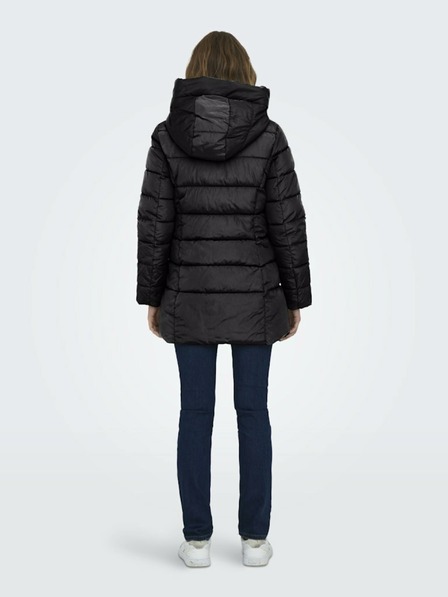 ONLY Schwarzer Damen-Winter-Steppmantel ONLY Luna