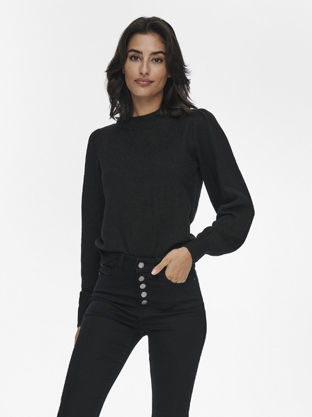 Jacqueline de Yong Schwarzer JDY Rue Life Pullover