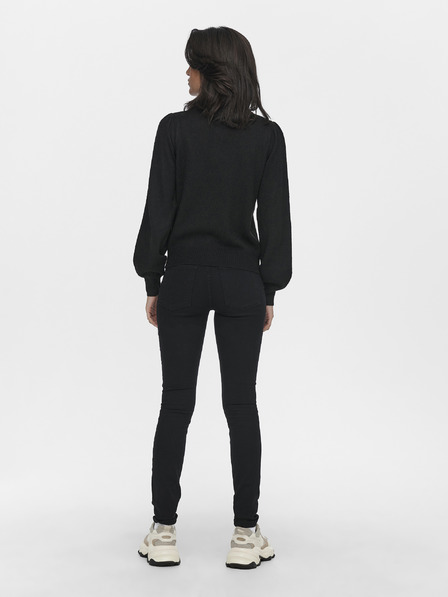 Jacqueline de Yong Schwarzer JDY Rue Life Pullover