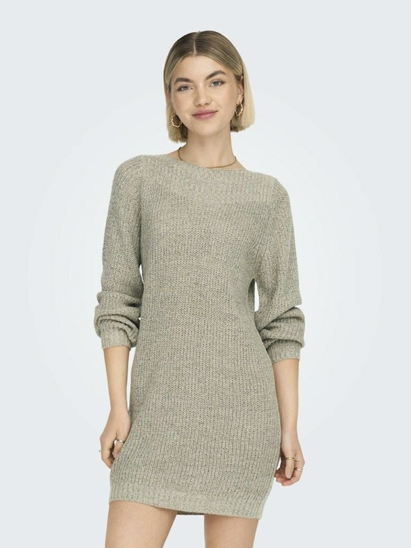 Jacqueline de Yong JDY Whitney Beige Pullover Kleid