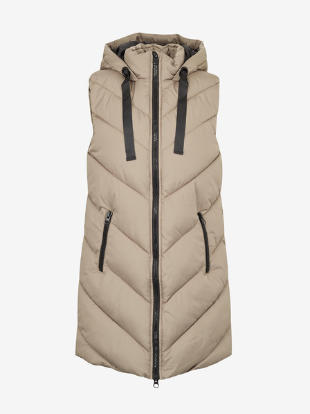 Jacqueline de Yong JDY Skylar Beige Damen Steppweste