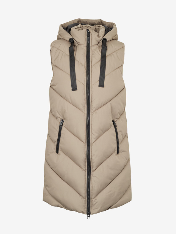 Jacqueline de Yong JDY Skylar Beige Damen Steppweste