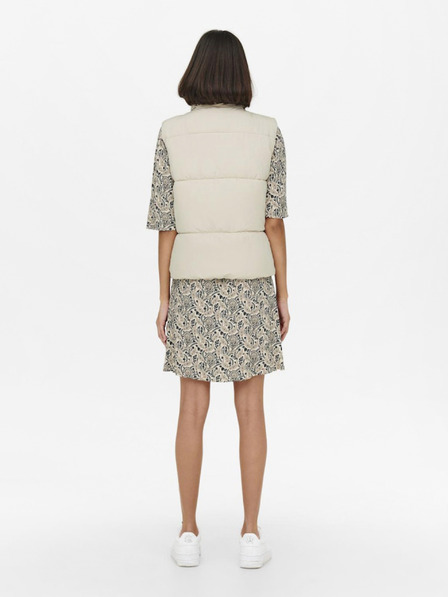 Jacqueline de Yong Cremefarbene Damen JDY New Erica Steppweste