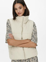 Jacqueline de Yong Cremefarbene Damen JDY New Erica Steppweste