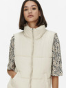 Jacqueline de Yong Cremefarbene Damen JDY New Erica Steppweste