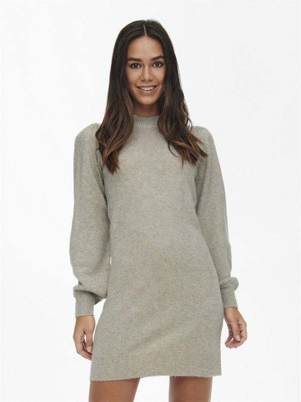 Jacqueline de Yong JDY Rue Life Beige Damen Pullover Kleid