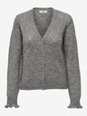 Jacqueline de Yong Hellgraue Damen Strickjacke JDY Letty