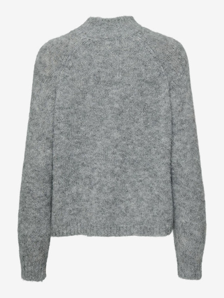 Jacqueline de Yong JDY Zoey Hellgrauer Damen-Wollpullover