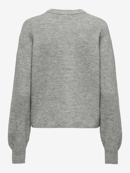 Jacqueline de Yong Graue Damen Strickjacke JDY Lumi