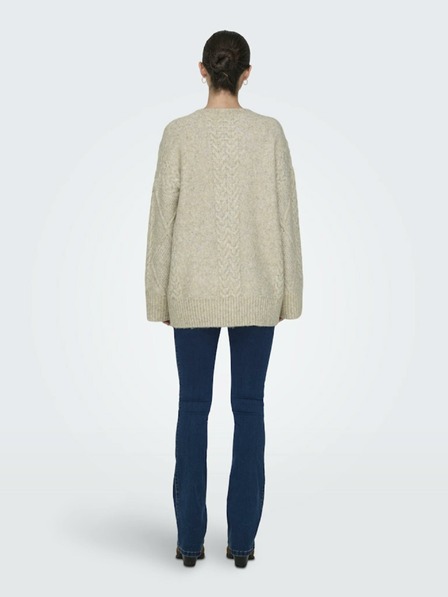 Jacqueline de Yong JDY Silja Beige Damen Pullover aus Wolle
