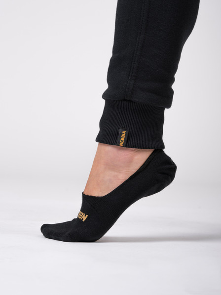 Nebbia Schwarze Damensocken INTENSE no-show 105