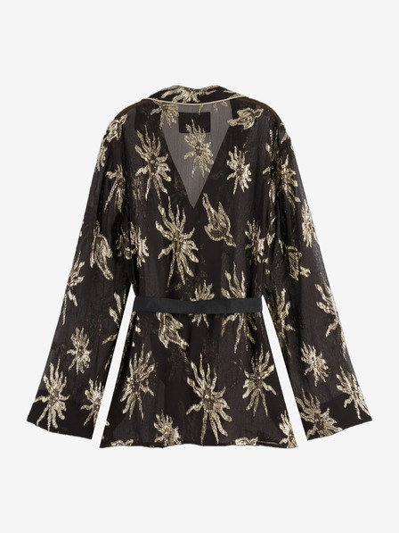 Scotch & Soda Schwarze gemusterte Damenjacke Scotch & Soda