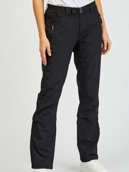 Sam 73 Schwarze SAM73 Aries-Hose für Damen mit abnehmbarem Bein