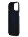 Karl Lagerfeld Genarbtes PU Hotel RSG Back Cover für iPhone 15 Schwarz Karl Lagerfeld
