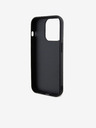 Karl Lagerfeld 3D Gummi Karl und Choupette Back Cover für iPhone 14 Pro Schwarz Karl Lagerfeld