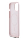 Karl Lagerfeld Liquid Silicone Karl und Choupette Magsafe Back Cover für iPhone 15 Pink Karl Lagerfeld
