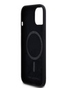 Karl Lagerfeld Liquid Silicone Double Heads Magsafe Back Cover für iPhone 15 Pro Max Schwarz Karl Lagerfeld