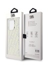 Karl Lagerfeld Karl Lagerfeld IML Electroplated Repeated Logo Back Cover für iPhone 15 Pro Max Gold