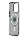 Karl Lagerfeld Karl Lagerfeld IML Karl Head Metallrahmen MagSafe Back Cover für iPhone 15 Pro Max Schwarz