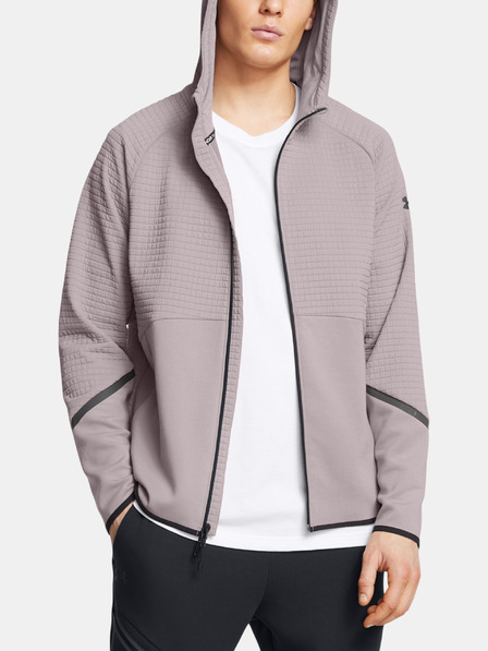Under Armour Herren Under Armour UA Unstoppable Flc Grid Sweatshirt FZ-GRY