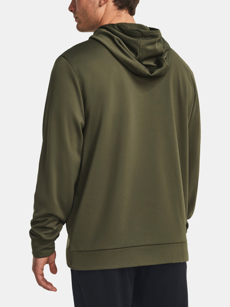 Under Armour Herren Under Armour UA Armour Sweatshirt Fleece Big Logo HD-GRN