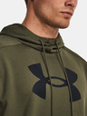Under Armour Herren Under Armour UA Armour Sweatshirt Fleece Big Logo HD-GRN