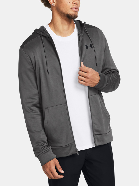 Under Armour Herren Under Armour UA Armour Fleece FZ Hoodie-GRY