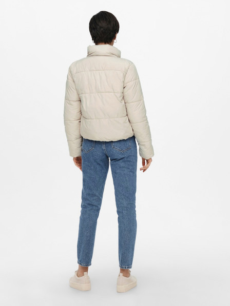 Jacqueline de Yong Cremefarbene Damen Steppjacke JDY New Erica