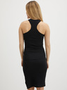 Guess Schwarzes Guess Dionne Rippen-Tank-Top für Damen