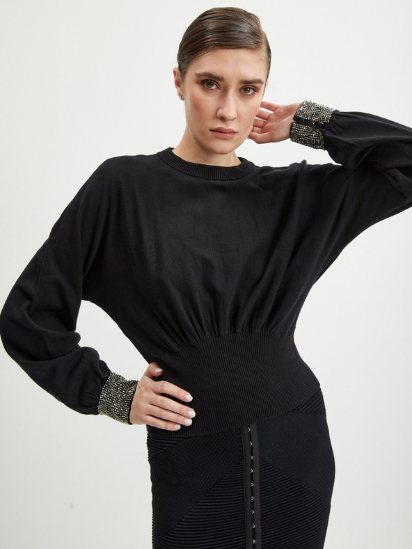 Guess Schwarzer Guess Posa Pullover für Damen