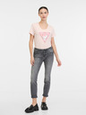 Guess Hellrosa Damen-Shirt aus Satin von Guess