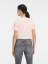 Guess Hellrosa Damen-Shirt aus Satin von Guess