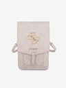 Guess Guess PU 4G Metall-Logo Handytasche Rosa