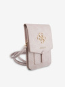 Guess Guess PU 4G Metall-Logo Handytasche Rosa